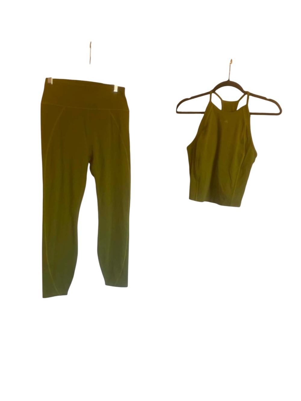 NWT Vuori All The Feels Line-work Leggings/Tank Set MEADOW Size Medium